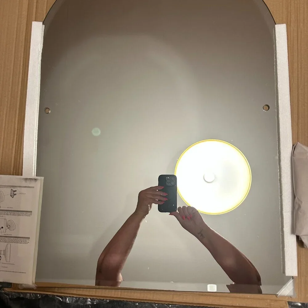 Allied Brass Frameless Arched Top Mirror - 836147